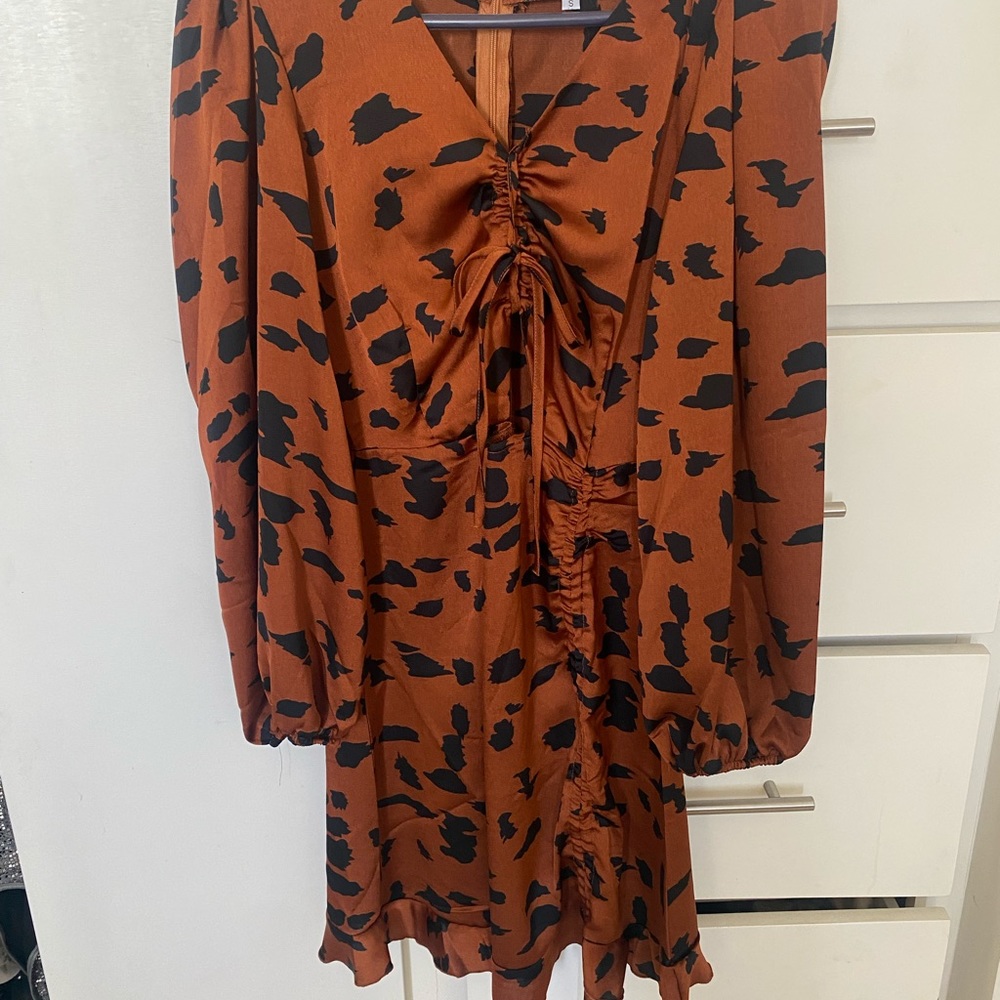 New animal print dress